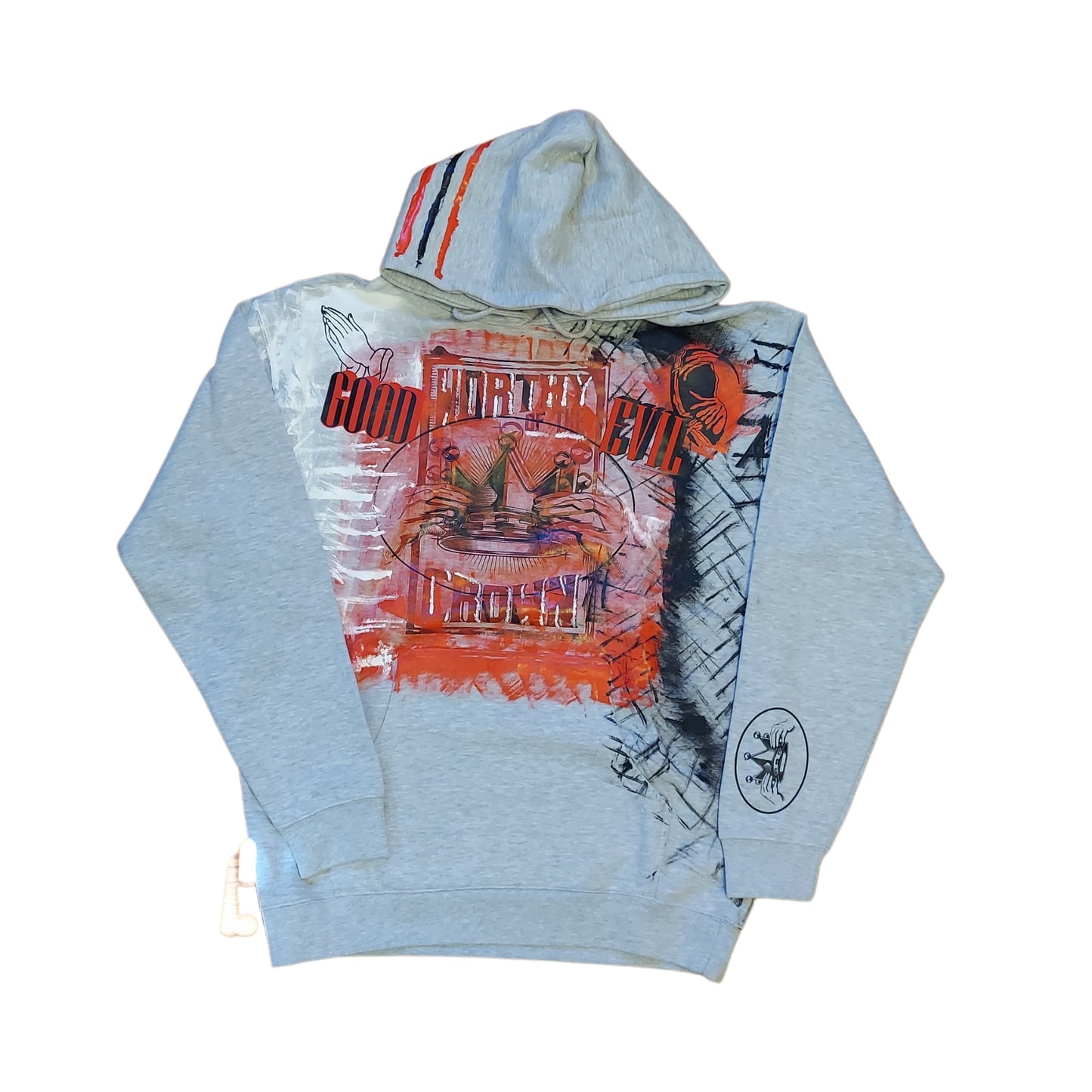 One of One Worthy of the Crown Grey Hoodie