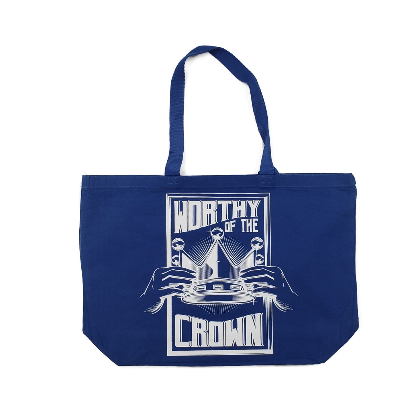 Worthy Of The Crown Tote "Royal Blue"