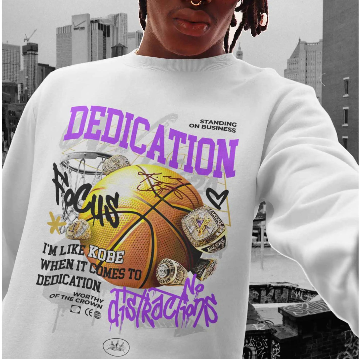 Dedication Sweatshirt White