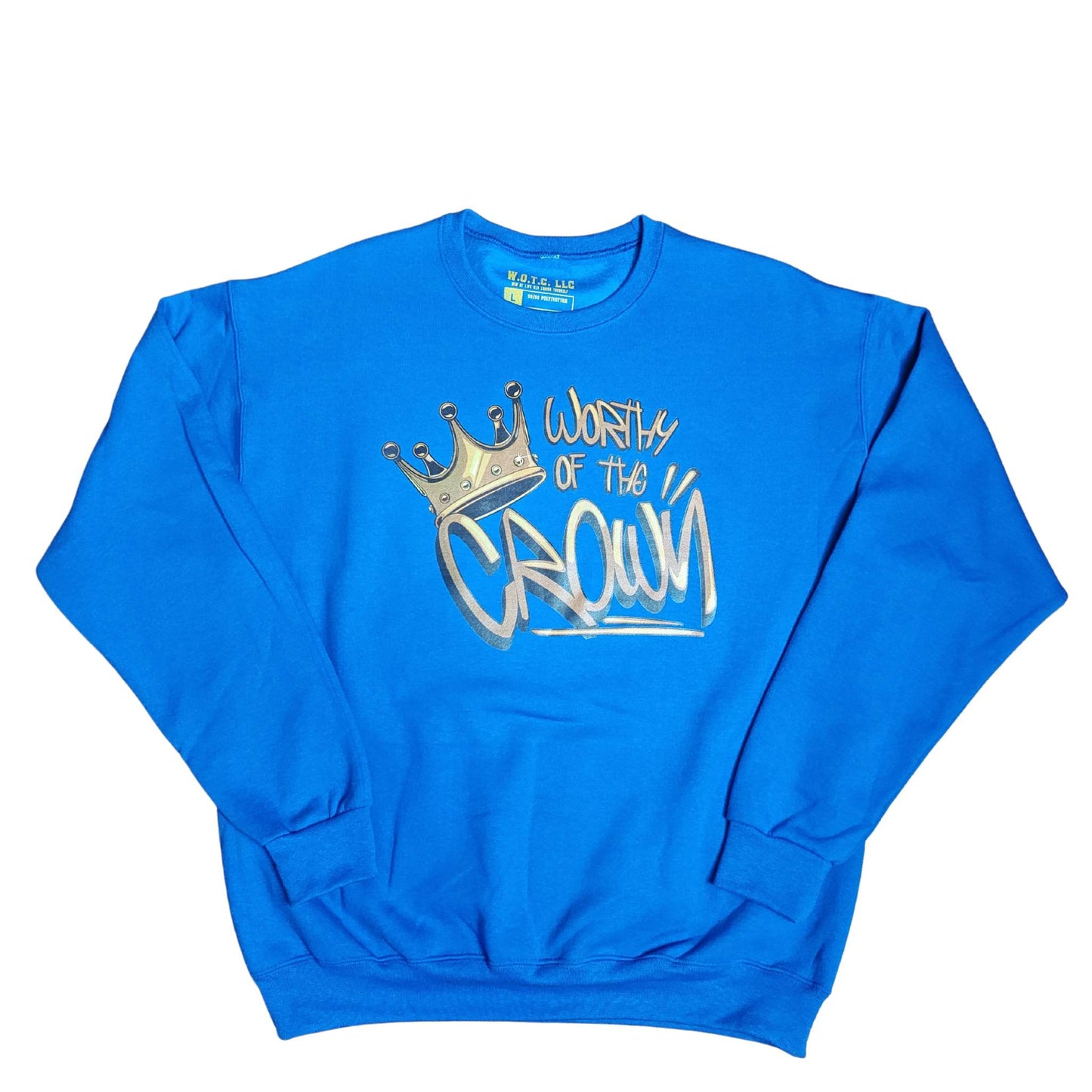 WOTC graffiti inspired Sweatshirt Blue