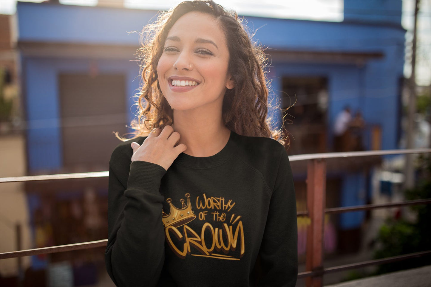 WOTC graffiti inspired Sweatshirt Black