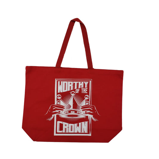Worthy Of The Crown Tote "Red"