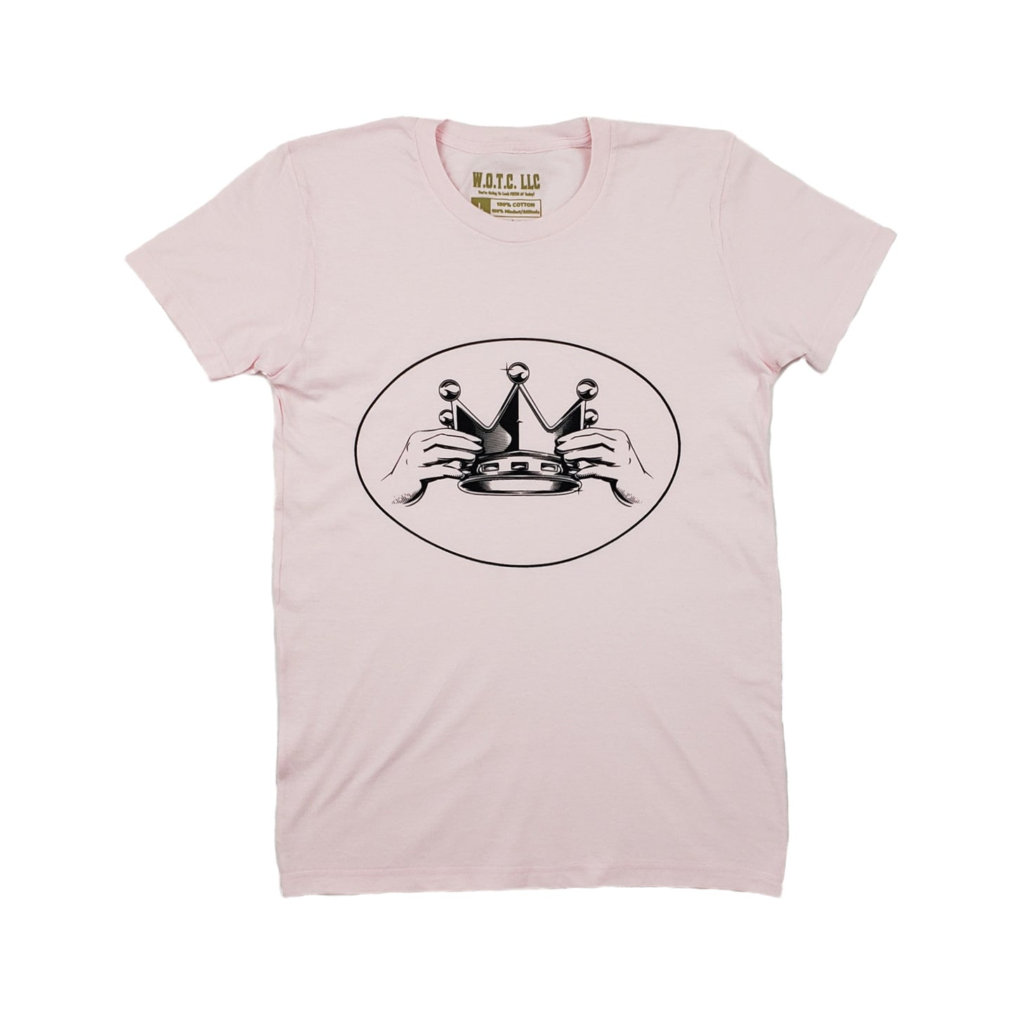 Worthy Of The Crown LOGO Tee Women "Light Pink"