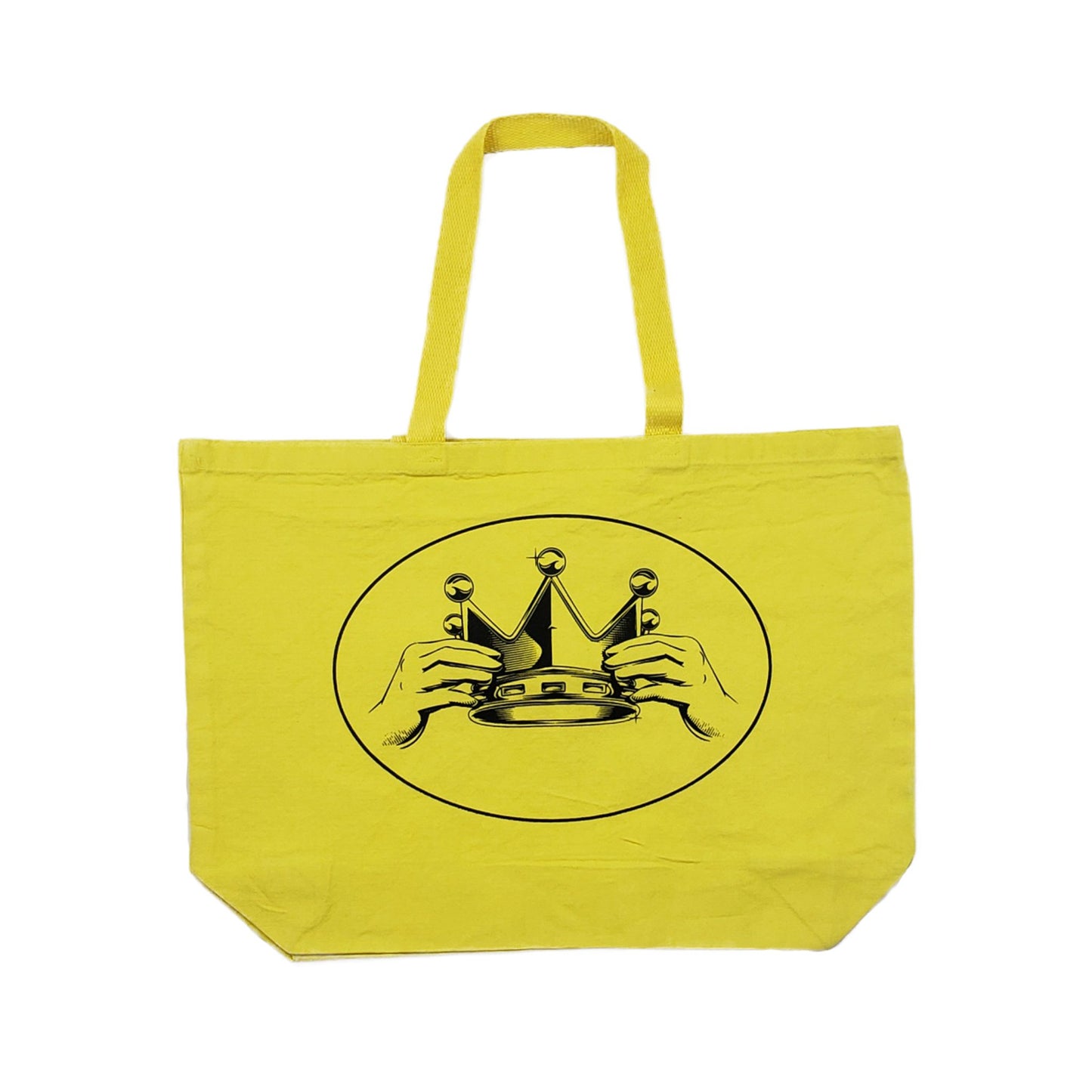 Worthy Of The Crown Logo Tote "Yellow"