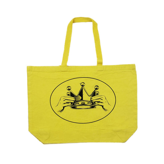 Worthy Of The Crown Logo Tote "Yellow"