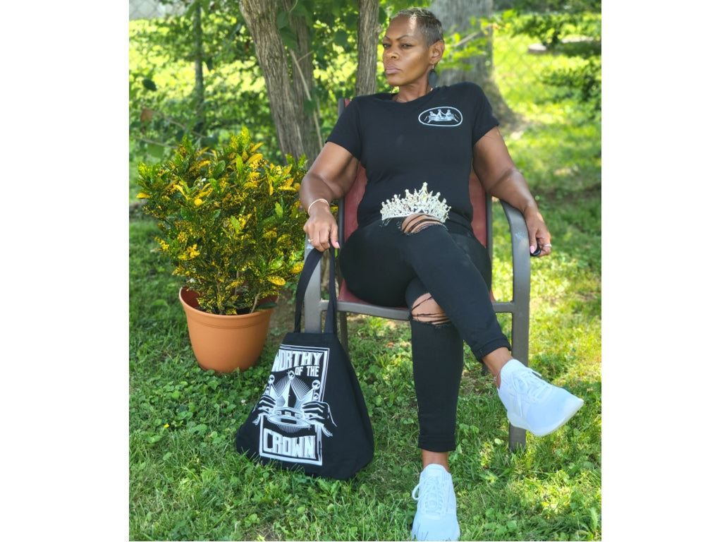 Worthy Of The Crown Tote "Black"