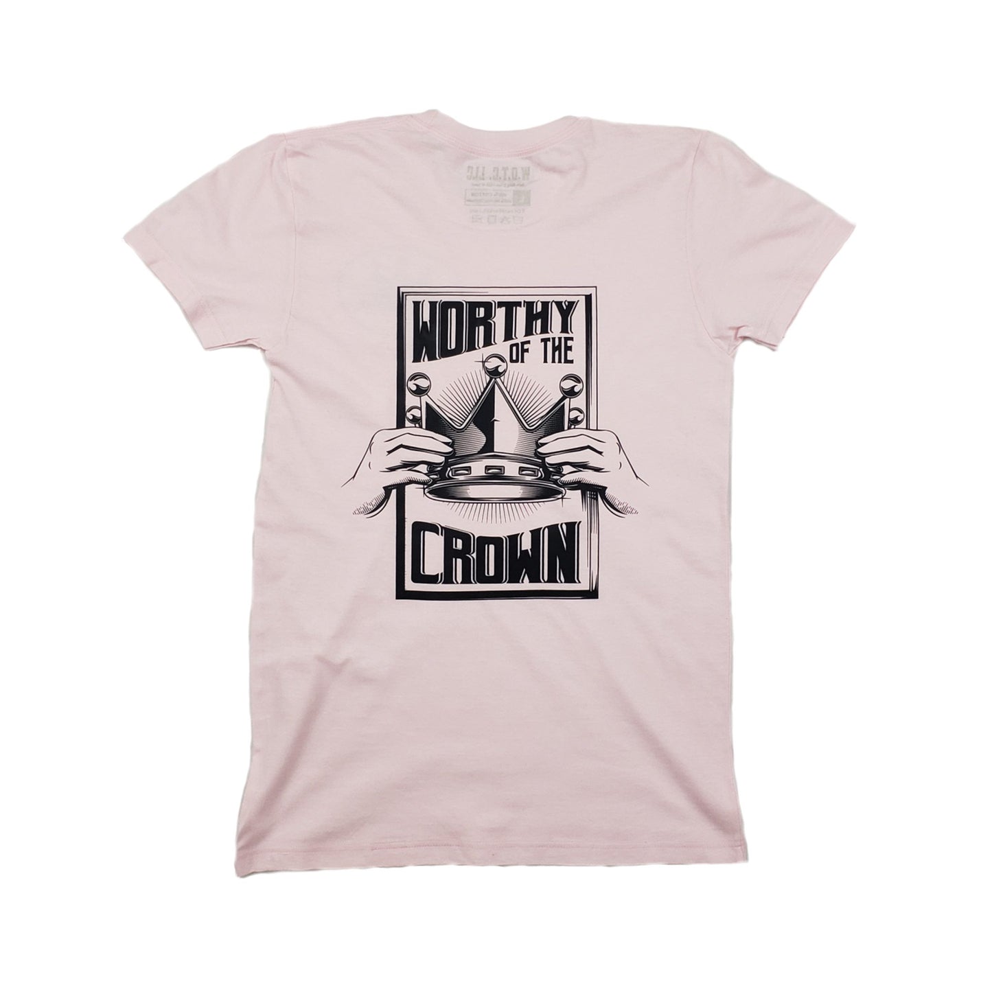 Worthy Of The Crown Tee Women "Light Pink"