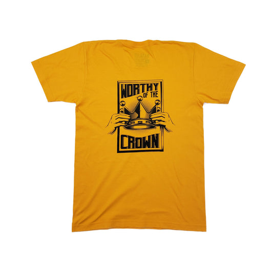 Worthy Of The Crown Tee Men's "Gold"