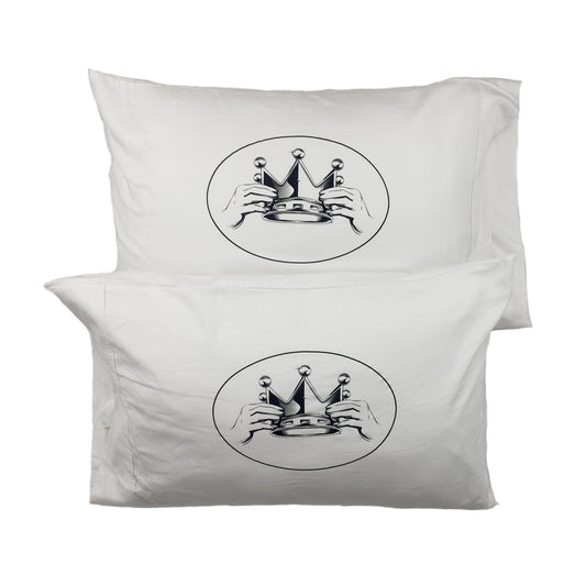 Worthy Of The Crown Pillowcases "White"