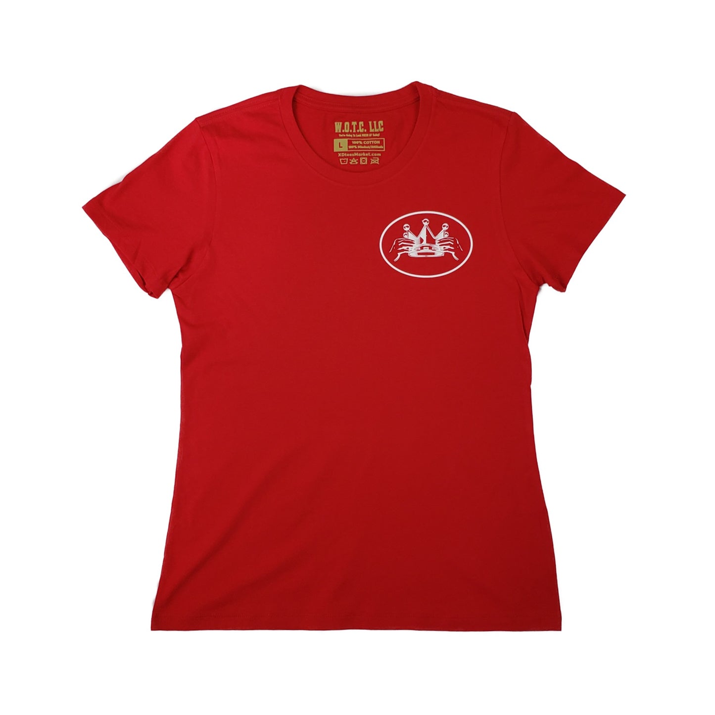 Worthy Of The Crown Tee Women "Red"