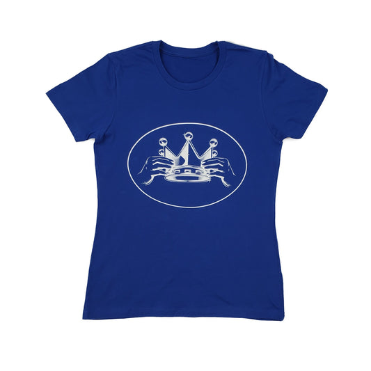 Worthy Of The Crown LOGO Tee Women "Royal Blue"