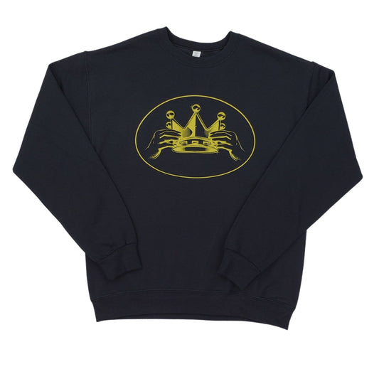 Worthy Of The Crown LOGO Sweatshirt "Black & Old Gold"
